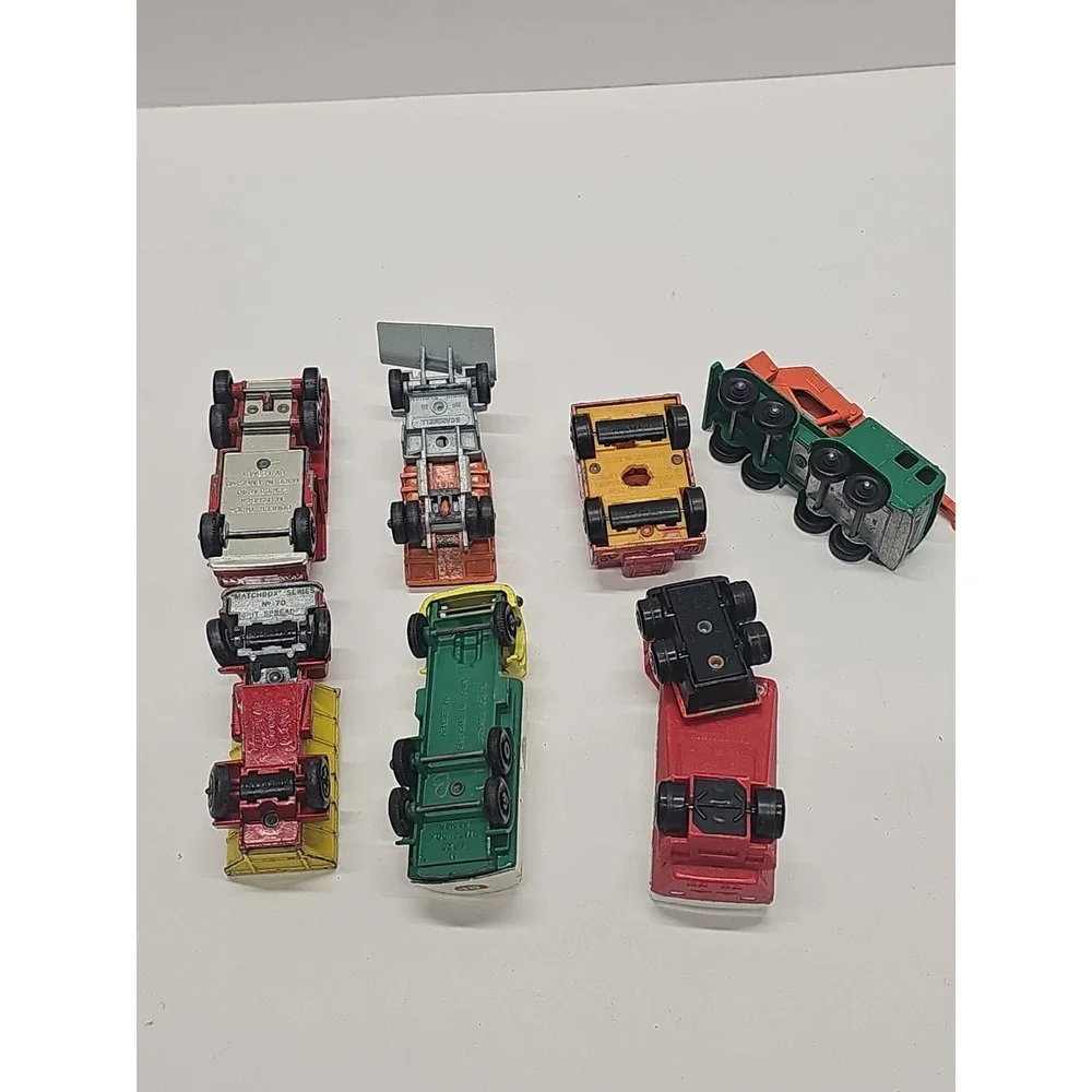 Matchbox Lesney Vintage  Job Lot Crane #30-BP #25-Dump Truck #48 Snow Plow #16